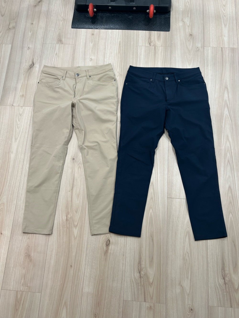 Lululemon Slim ABCs Pants in Navy and Khaki